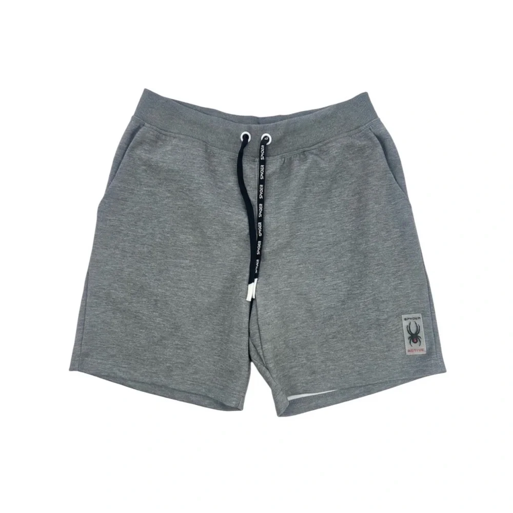 Spyder Heather‎ Gray Interlock Quick Dry Stretch Drawstring Shorts  Men's Medium
